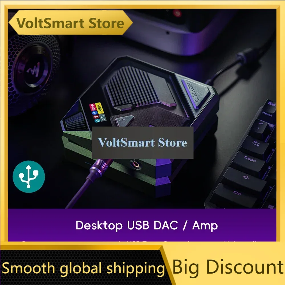Dac Akm4493 Usb Dsd512 - VoltSHiby Fd5 Usb Wireless Headphone Amp