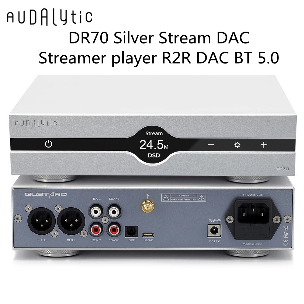 Dac Streamer Network Player - Audalytic DAC-DR70 /N HP70 AH90 Pemutar