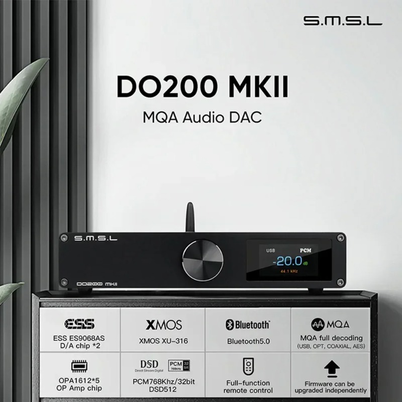 Dac Usb Coaxial Optical Bluetooth - SMSL DO200 MKII Bluetooth 5.0 MQA