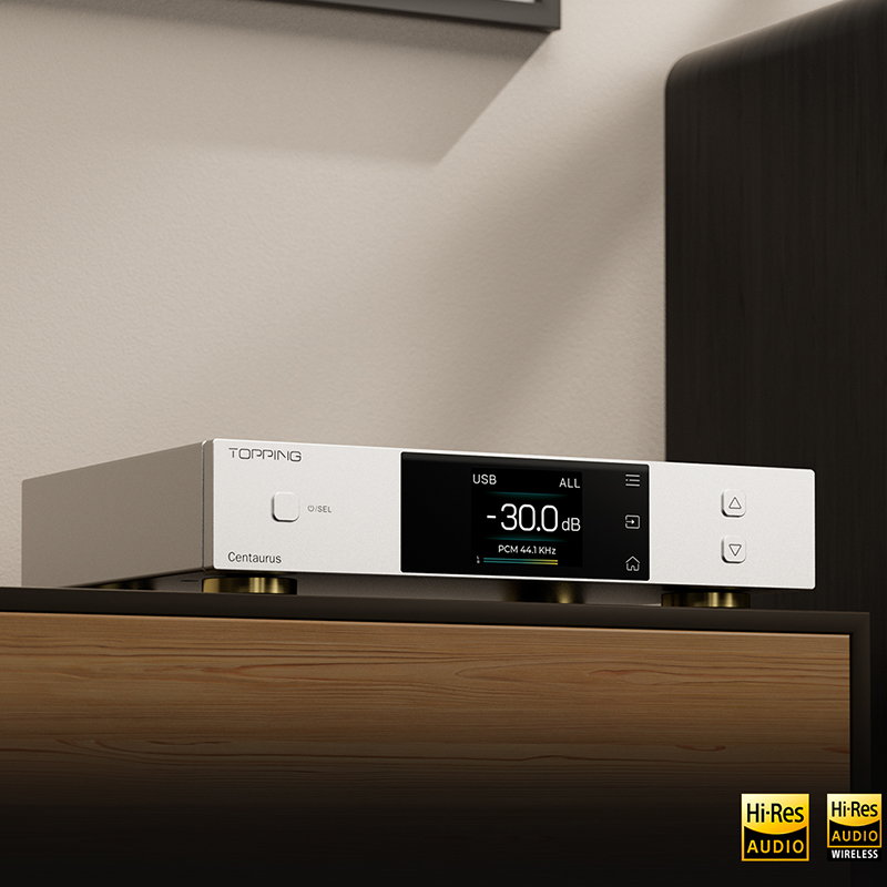 R2R Dac Balanced Xlr - TOPPING Dekoder Musik Audio Digital Centaurus