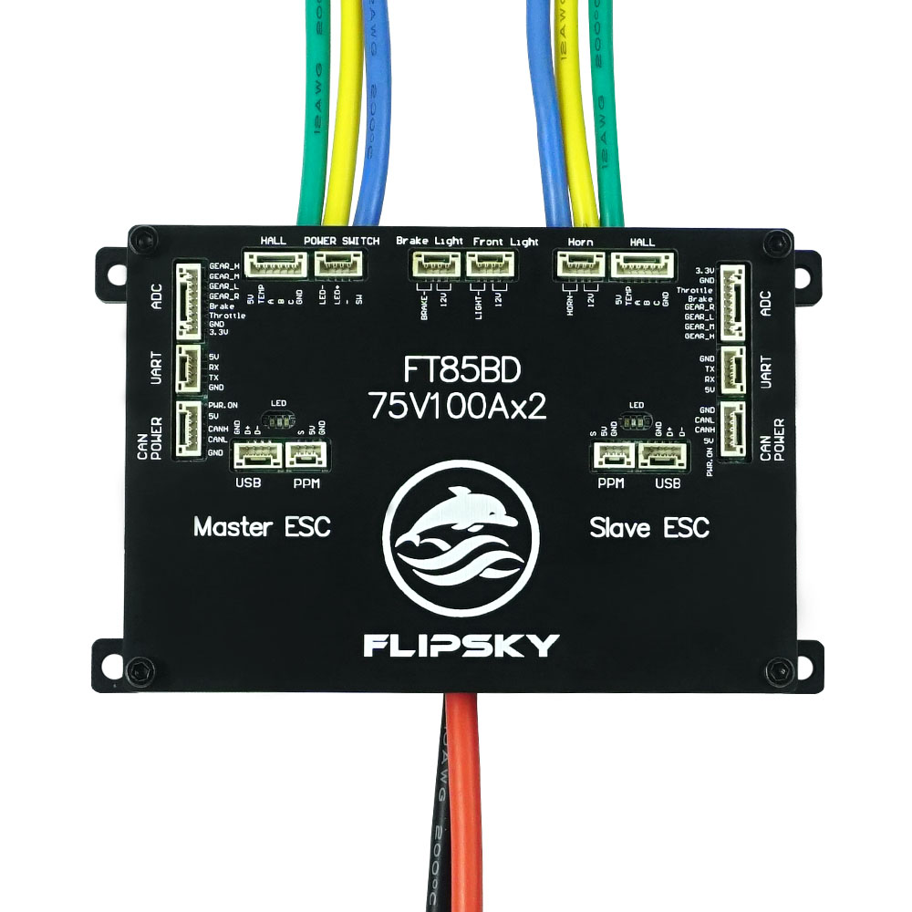 Dual Ess9038 Dac - Flipsky FT85BD100A, ESC Ganda 85V 100A