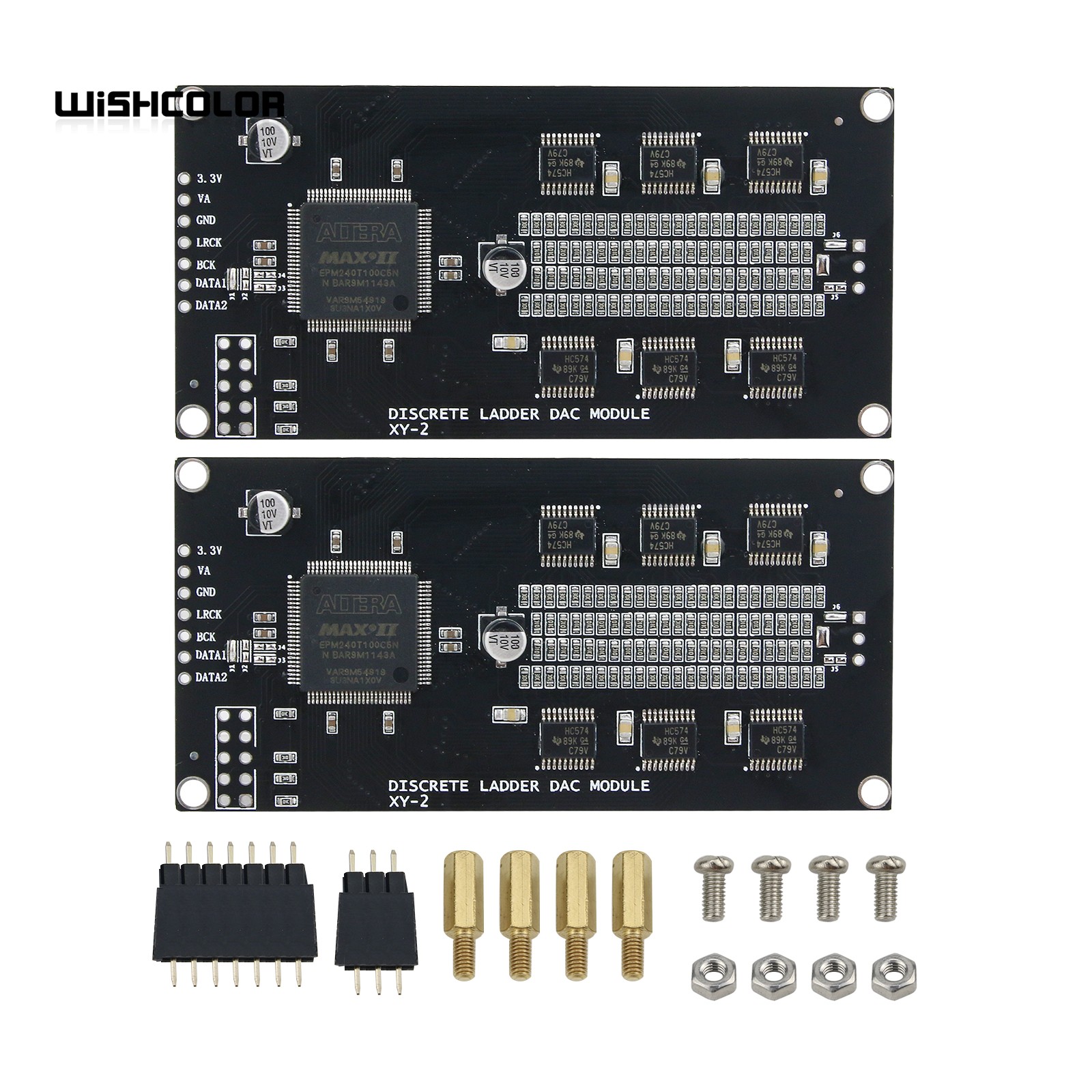 R2R Ladder Dac 24Bit - Wishcolor 2 Buah XY-2 Modul DAC