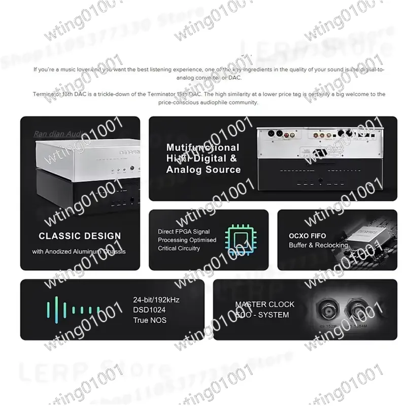 R2R Dac Balanced Xlr - untuk DENAFRIPS TERMINATOR 15TH R2R DAC