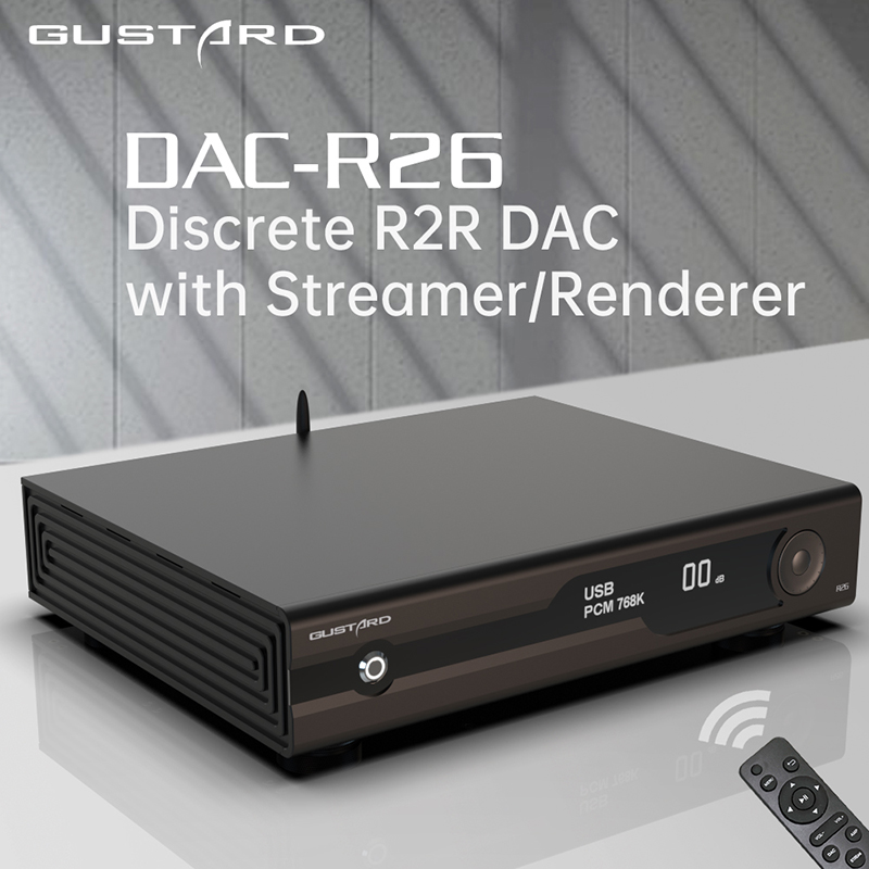 R2R Dac Balanced Xlr - Gustard DAC-R26 Discrete R2R DAC Dengan