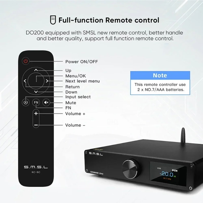 SMSL DO200 MKII Bluetooth 5.0  - Dac Usb Coaxial Optical Bluetooth ulasan dan harga