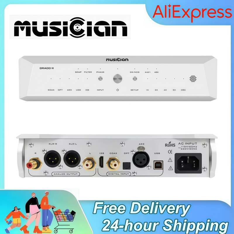 MUSIKIAN Draco III R2R DAC, Ch - R2R Dac Balanced Xlr ulasan dan harga