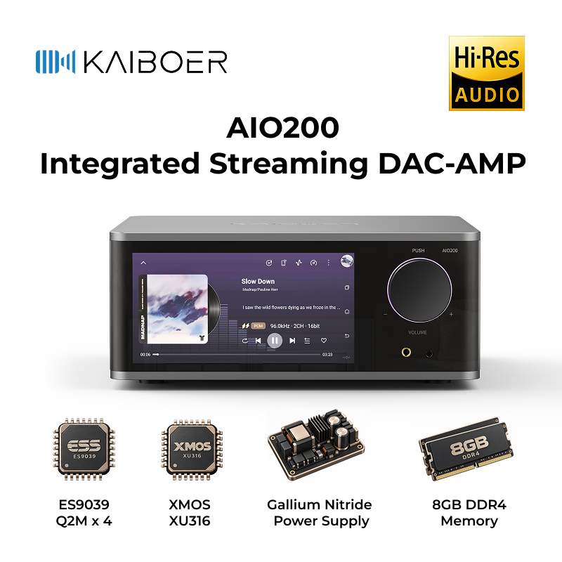 Kaiboer AIO200, perangkat serb - Dac Streamer Network Player ulasan dan harga
