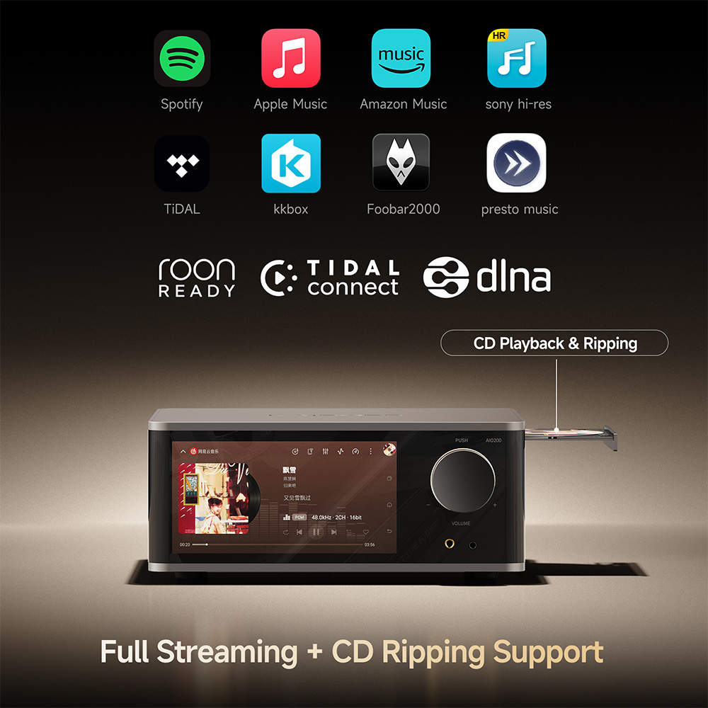 Kaiboer AIO200, perangkat serb - Dac Streamer Network Player ulasan dan harga