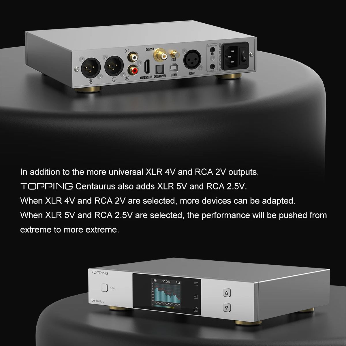 TOPPING Centaurus Desktop, dek - R2R Dac Balanced Xlr ulasan dan harga