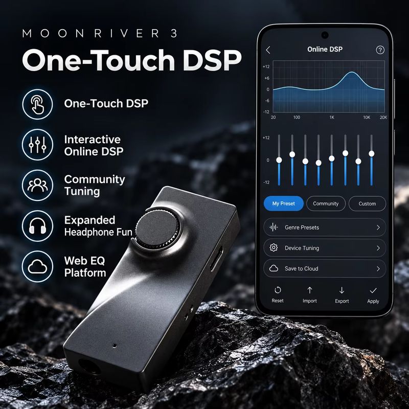 Moonriver3, Dongle Dekoder Tan - Portable Dac Dongle Usb C ulasan dan harga