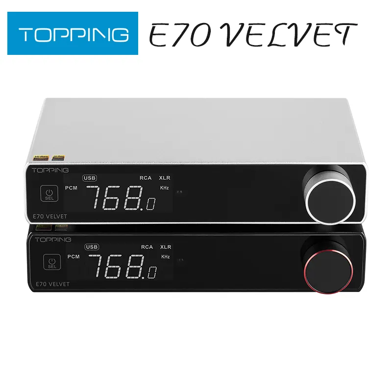 TOPPING E70 VELVET AK4499EX De - Dac Usb Coaxial Optical Bluetooth ulasan dan harga