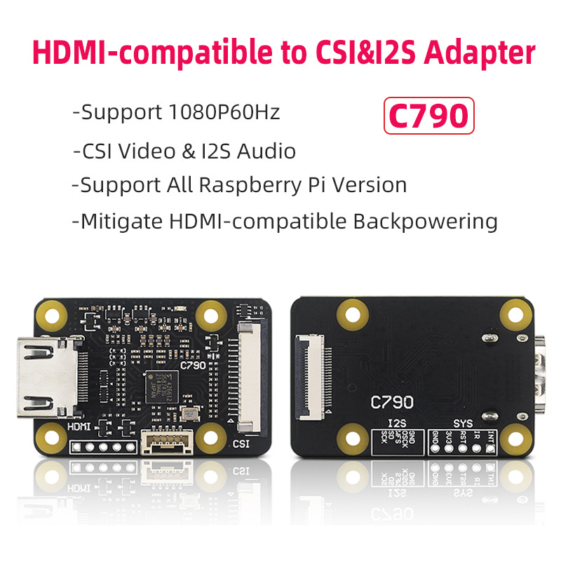 C790 adaptor CSI-2 & I2S BliKV - Dac I2S Hdmi Input ulasan dan harga