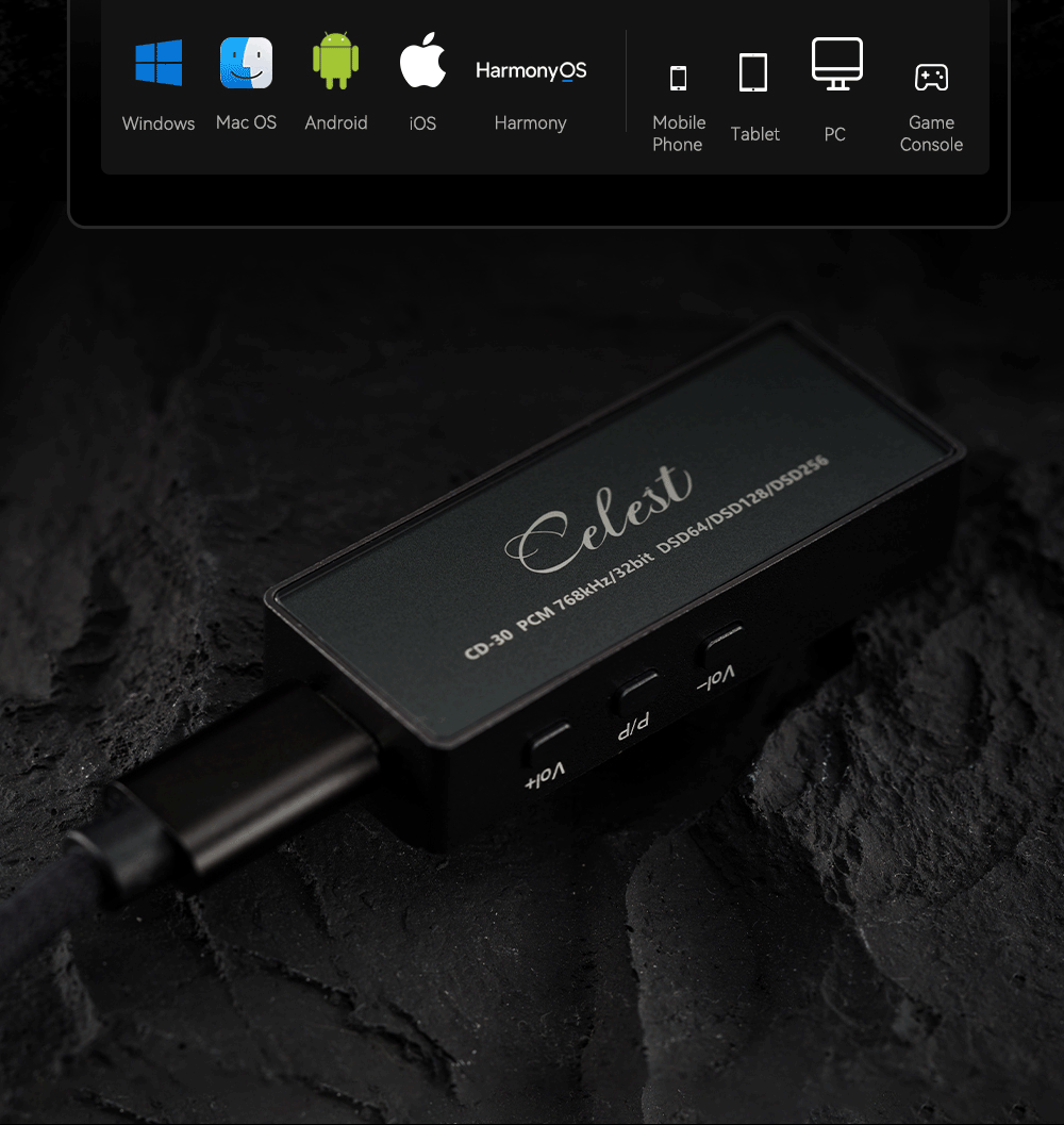 Kinera Celest CD-30 DAC Amp Po - Dac With Headphone Amp Balanced ulasan dan harga