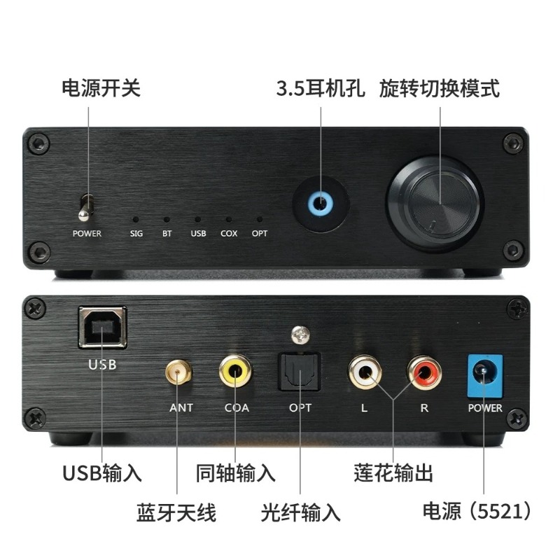Kartu Suara USB Dual DAC Bluet - Dac Usb Coaxial Optical Bluetooth ulasan dan harga