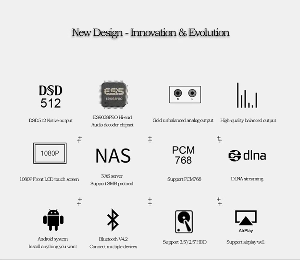 Streamer Audio Resolusi Tinggi - Dac Streamer Network Player ulasan dan harga