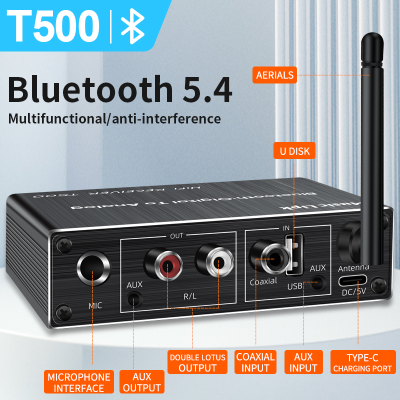 Penerima Audio Bluetooth 5.4 D - Dac Usb Coaxial Optical Bluetooth ulasan dan harga