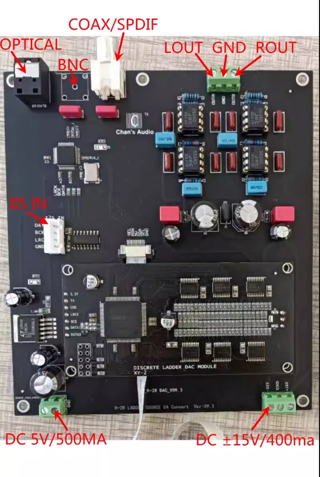 Papan dekoder R2R nvencher PCM - R2R Ladder Dac 24Bit ulasan dan harga