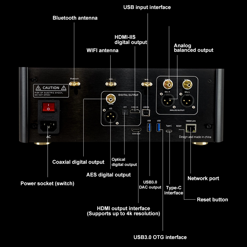 VOVOFOX AP30 Pemutar Streaming - Dac Streamer Network Player ulasan dan harga