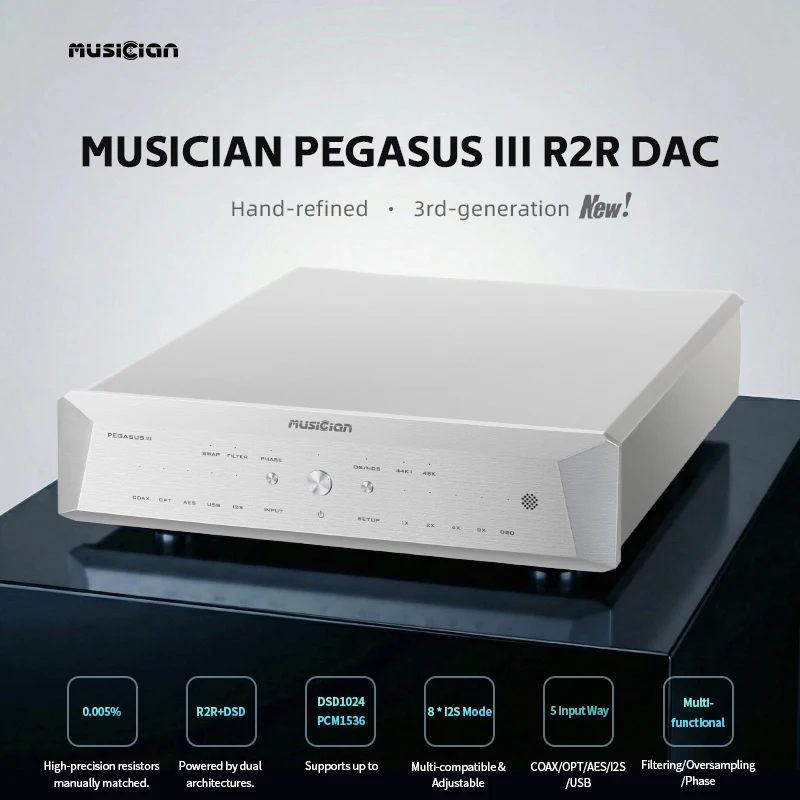 MUSICIAN PEGASUS III DAC R2R 2 - R2R Dac Balanced Xlr ulasan dan harga