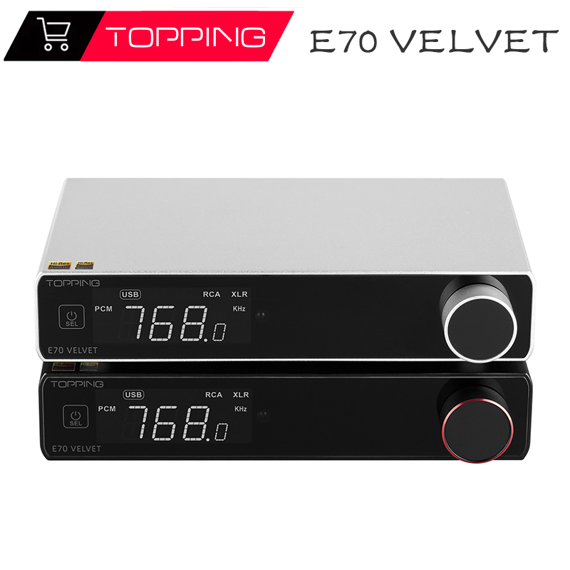 TOPPING E70 VELVET AK4499EX De - Dac Usb Coaxial Optical Bluetooth ulasan dan harga