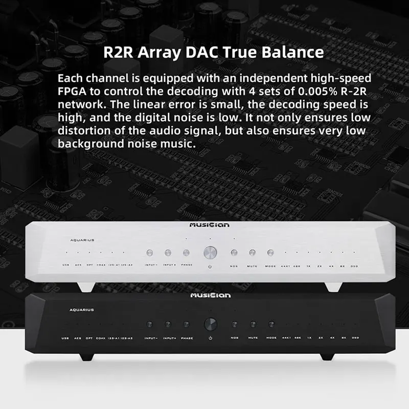 PEMUSIK Aquarius R2R Array DAC - R2R Dac Balanced Xlr ulasan dan harga