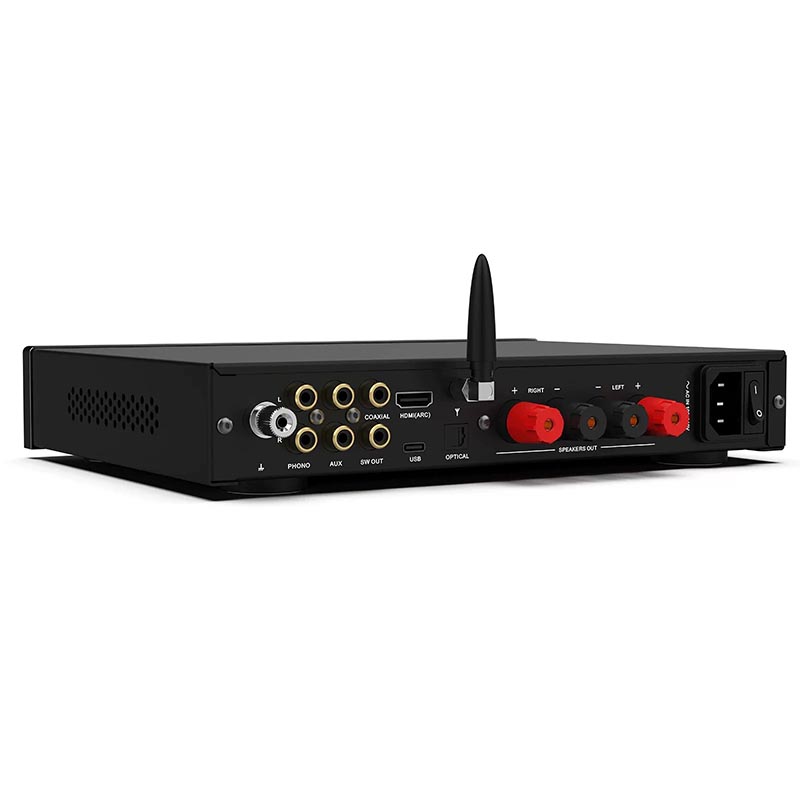 SMSL AS400 Power Amplifier DAC - Dac Usb Coaxial Optical Bluetooth ulasan dan harga